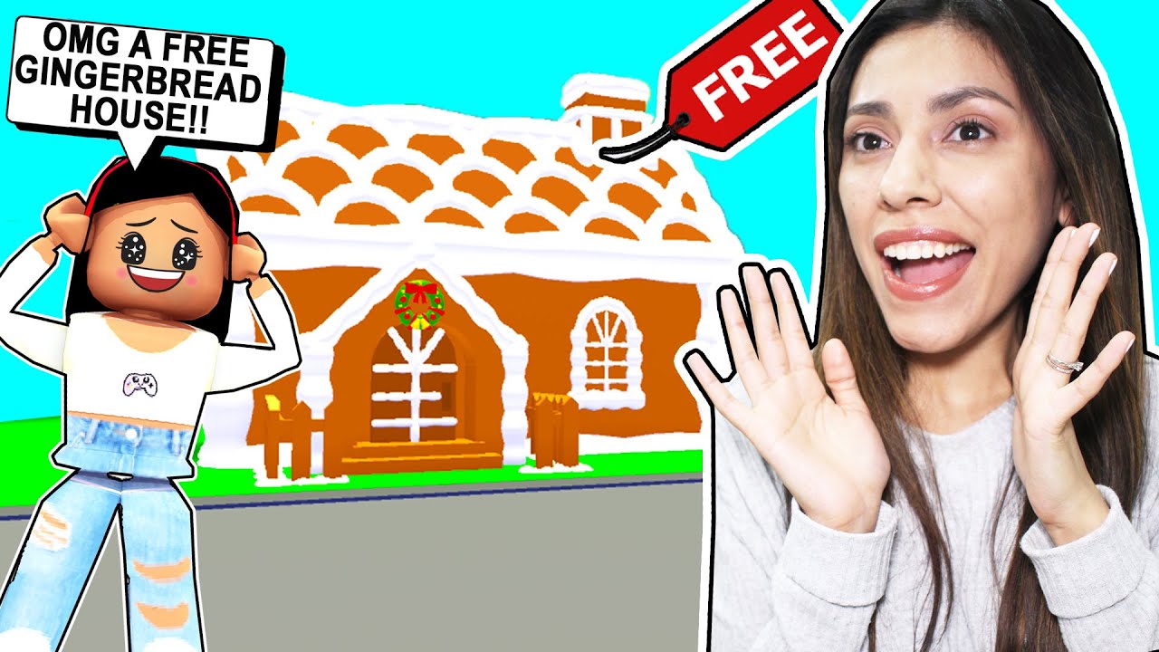 I Got A Free Gingerbread House In Adopt Me Roblox Adopt Me Update Youtube - roblox adopt me how to get ginger gingerbread man