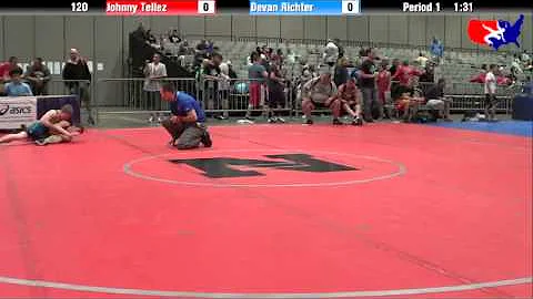 Johnny Tellez vs. Devan Richter at 2013 West Jr. F...