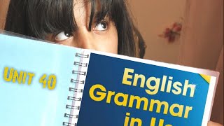 شرح و حل التمارين اليونت 40 من كتاب English grammar in use