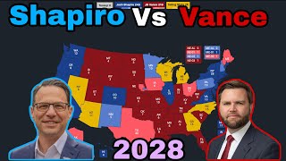 Josh Shapiro Vs JD Vance | 2028 Election Prediction Guide