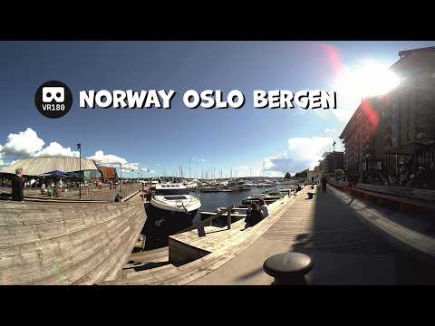 Norway Oslo Bergen | lots of views | VR180 SBS | use your VR headset | 2026