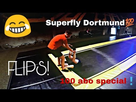 Superfly Dortmund Trampolinhalle!! || 100 Abo special || GoPro!!