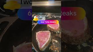 Pan Seared Tuna Steaks