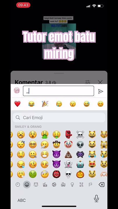 Tutor emot batu miring