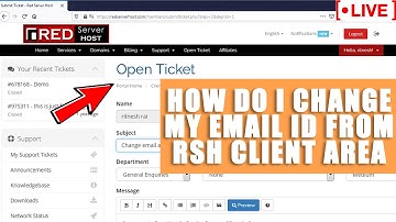 [🔴LIVE] How do i change my Email id in RSH client area?