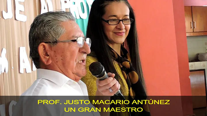 HOMENAJE A JUSTO MACARIO ANTUNEZ