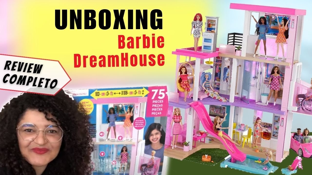 Casa Barbie Mega Mansão Nova Casa Dos Sonhos - Mattel Grg93