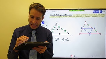 Midsegments of Triangles Part 1