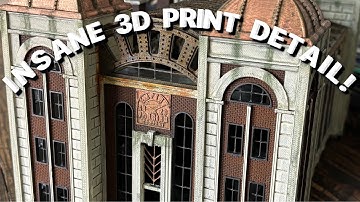 High-Detail 3D Printing for HO Scale Structures