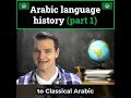 History of the Arabic language (part 1)