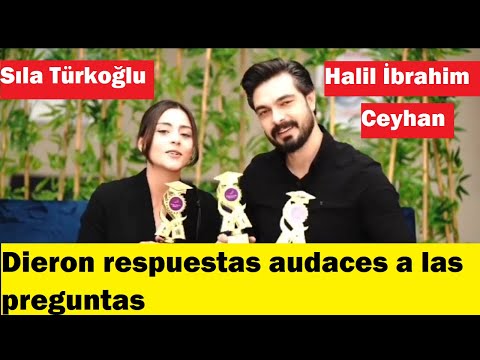 Respuestas audaces de Halil İbrahim y Sıla Türkoğlu #halilibrahimceyhan #sıla #yaman #emanet