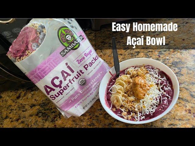 How To Make Acai Bowls At Home Using Ninja Foodi Blender