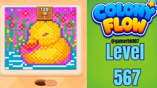 Colony Flow Level 567 Hard level Walkthrough Solution 