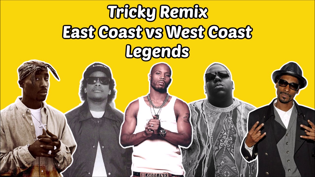 East Coast vs West Coast Legends (Feat. 2Pac & More!) | Tricky Remix - YouTube