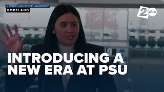 Interview with Portland State University's new women's basketball coach, Karlie Burris