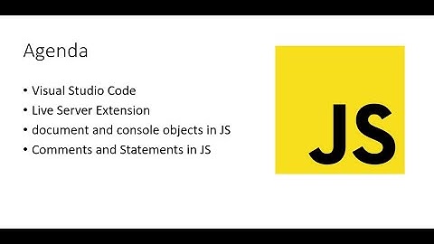 Part 3- Visual Studio Code| Live server Extension | JavaScript Comments & Statements