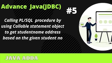 [Advance java]:PL/SQLprocedure by using Callable statement object to get st name address(08/12/2020)