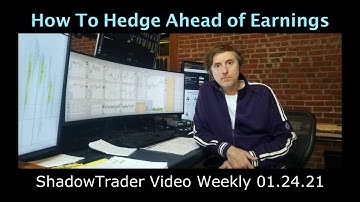 How to Hedge Ahead of Earnings | ShadowTrader Video 01.24.21