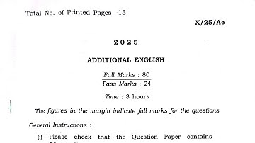 Class 10 Alternative english question paper 2025 Mbose