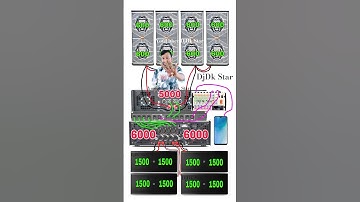 4 Bass 4 top connection to channel amplifier mixer connect distributor splitter #viral video