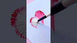 Hibiscus Flower painting technique #art #painting #shorts