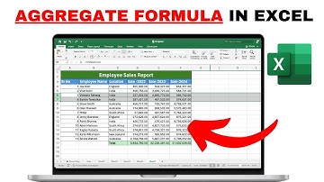 How to Use Aggregate Function in Excel