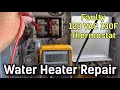 RV Water Heater Not Fully Heating on Electric - Failed 130 Degree Thermostat