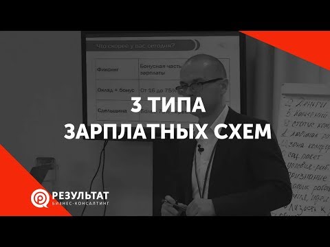 3 типа зарплатных схем