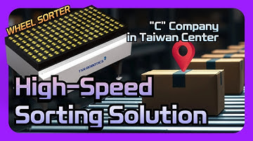 Taiwan Center | High-Speed Wheel Sorter by TXR ROBOTICS