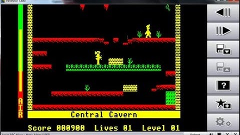 Manic Miner - BBC Micro Acorn - emulador Pantheon 3.880 - testeado en Windows 7 x64