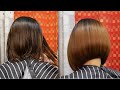 Beautiful Bob haircut tutorial ตัดผมบ๊อบ ทุย ทุย สวยงาม