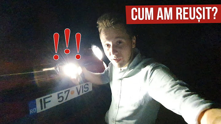 AM CUMPĂRAT o mașină și S-A STRICAT noaptea pe autostradă