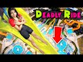 Riding the worlds most scariest water slides in thailand