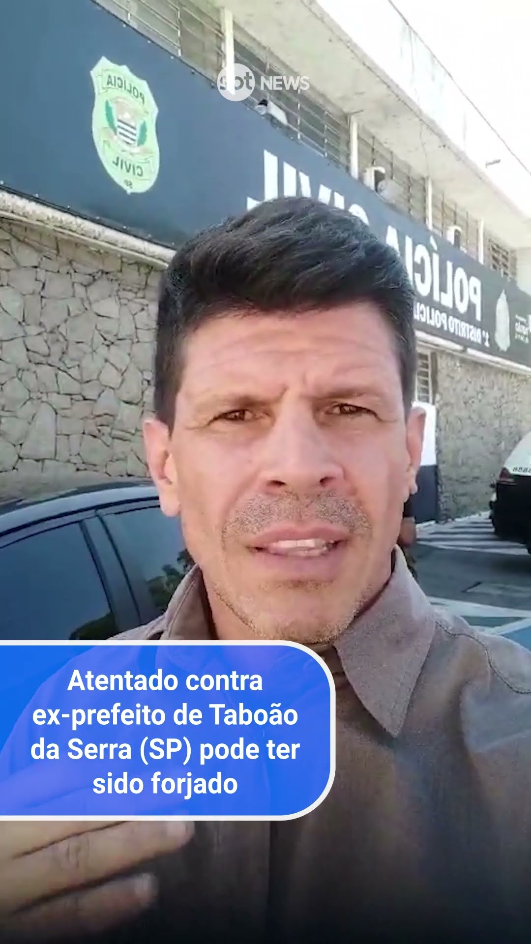 Polícia faz operação e suspeita que atentado contra ex-prefeito de Taboão da Serra foi forjado