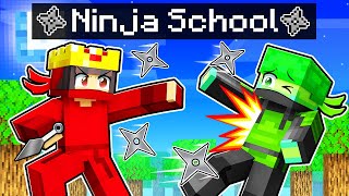 Going To NINJA SCHOOL In Minecraft! screenshot 4