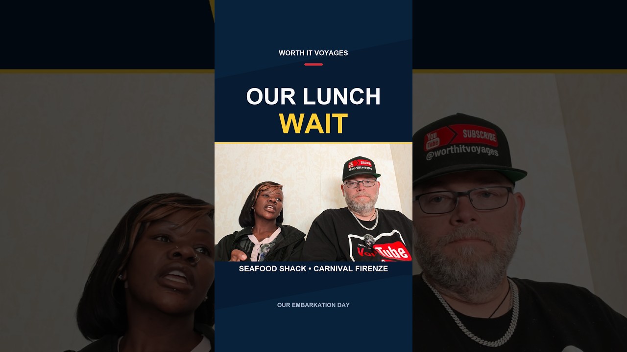 40 Minutes In, We Checked on Lunch | Carnival Firenze