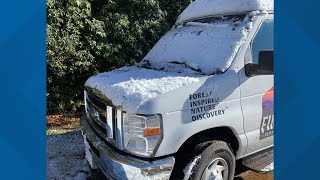 Georgia's highest peak sees first snow of season