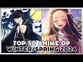 Top 50 anime openings  winterspring 2024