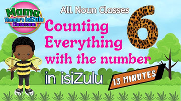 Zulu Numbers Counting Objects with 6 | isithupha | Beginner Zulu Lessons