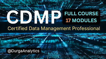 CDMP Exam Prep Course | Certified Data Management Professionals (DAMA-DMBOK)