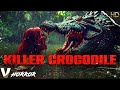 KILLER CROCODILE | HD HORROR MOVIE IN ENGLISH | FULL SCARY FILM | V HORROR