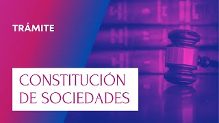 TRÁMITE - CONSTITUCIÓN DE SOCIEDADES - NOTARIA 96 CMDX TRÁMITE - CONSTITUCIÓN DE SOCIEDADES - NOTARIA 96 CMDX