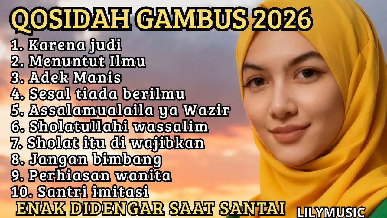 LAGU VIRALL DI AKHIR ROJAB 2026 ‼️QOSIDAH GAMBUS BANYAK DI LIHAT SEDUNIA ❤️ENAK DI DENGAR BIKIN ADEM