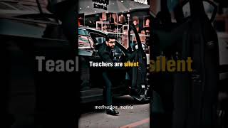 Teachers Are Silent