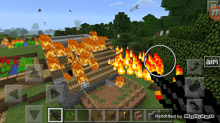Playing mcpe with guns :)