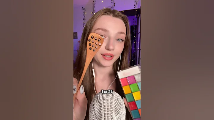 1 or 2? #asmr #asmrsounds #asmrrelax #asmrtingles #asmrwhispers #asmrsleep #relax #tingles #whispers thumbnail