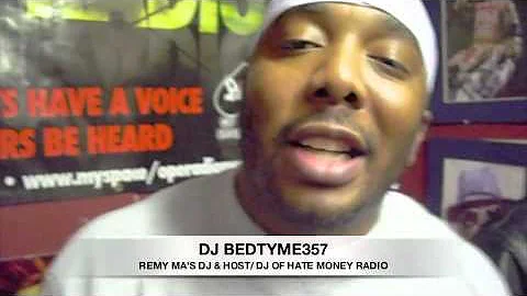 Dj BedTyme357 Shouting Out Dj Fantom at HateMoneyRadio
