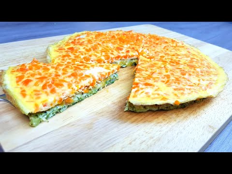 Prueba esta Tortilla de Brócoli y Zanahoria - #127