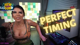 Her Dress Slipped Down...