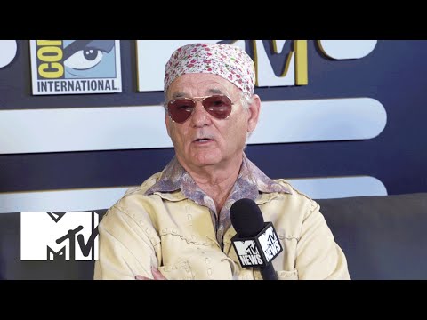 Bill Murray Discusses Working w/ Miley Cyrus | Comic-Con 2015